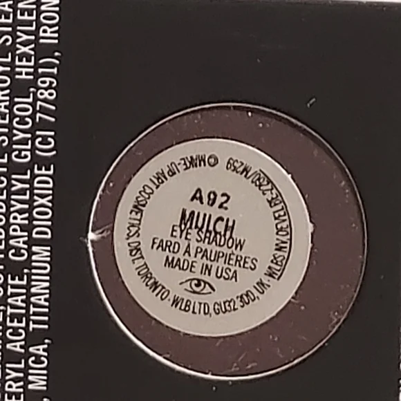 MAC Pro Palette Refill Pan Eye Shadow *MULCH* / .05 oz / New in box - Picture 4 of 5